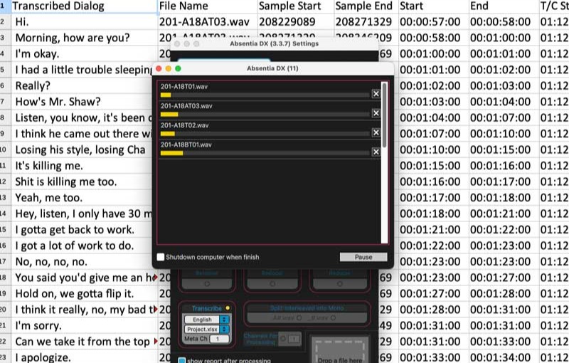 Transcribe